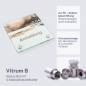Preview: Tuerschild VITRUM B aus Glas fuer Buero 140 140 B4